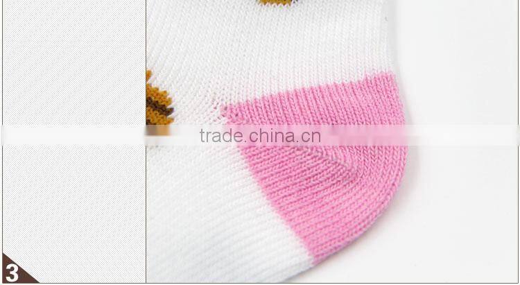 2015 the newest plain white soft baby socks