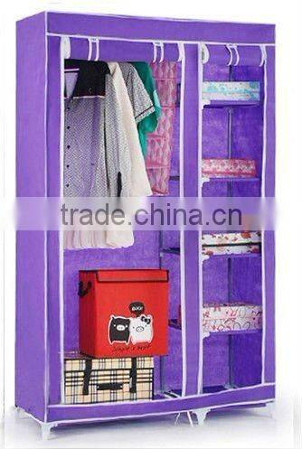 Five layer frame use of clothes can be folded fabric wardrobe
