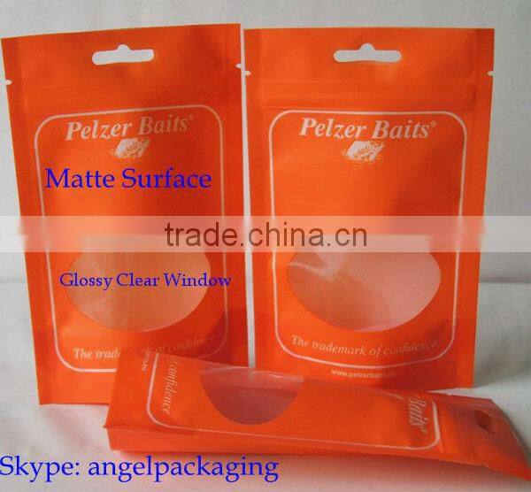 Easily Open Laser Scoring Stand Up Pouch With Resealable Ziplock