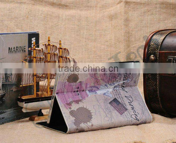 The statue of Liberty NY Leather Case for iPad Mini,For iPad Mini Leather Case,Eiffel Tower/ Big Ben/ Triumphal Arch