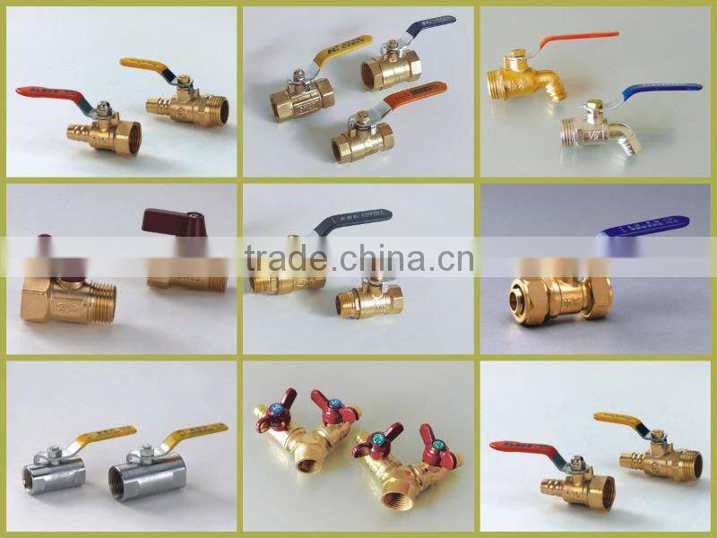 XPAP brass ball valve for water heating