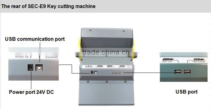 automatic key cutting machine sec-e9 for locksmith for locksmith sec e9 key cutting machine
