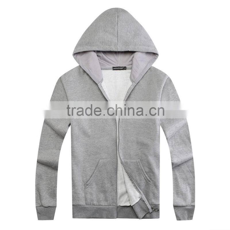 Wholesale plain fashion custom sports wear zip up hoddies for men lovers parent child clothes