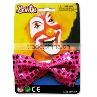 Funny sequin bow tie clown costume accessory