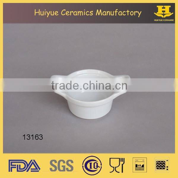 ceramic ramekin, ramekin with handle, wholesale ramekin