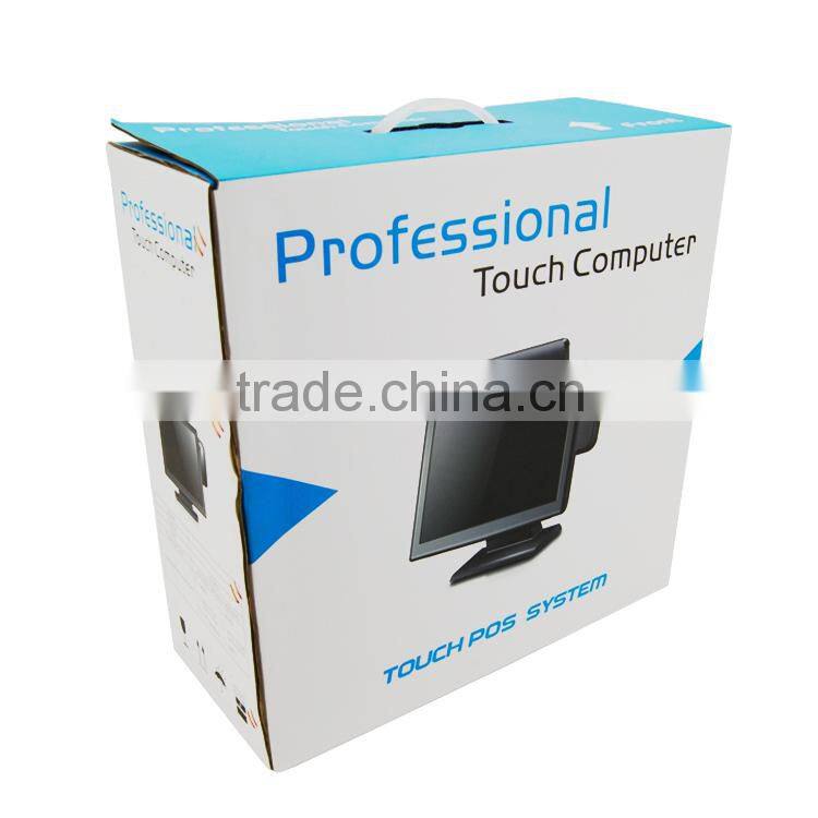 Bizsoft 15" LCD touch screen pos terminal with nfc reader and VFD customer display for POSTOUCH BX15 pos manufacturer