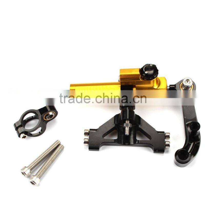 Soto racing - CNC Steering Damper Set for Kawasaki Ninja ZZR1400 ZX14 R 06-12 with bracket kits