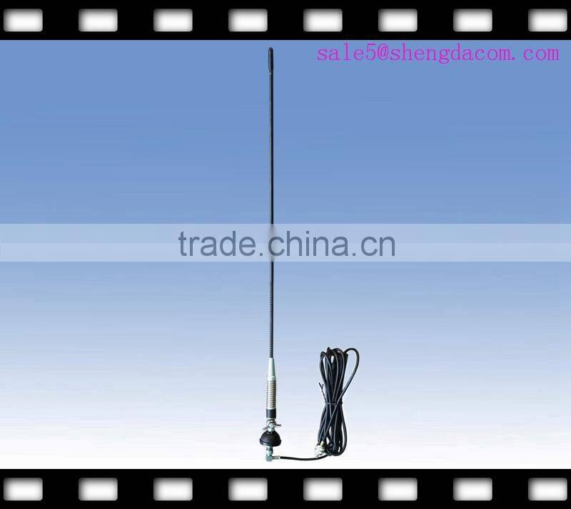 27mhz CB Antenna with spring barrel with magnetic base mount with folded whip