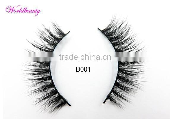 real mink false eyelash with private label volume 3D mink lashes