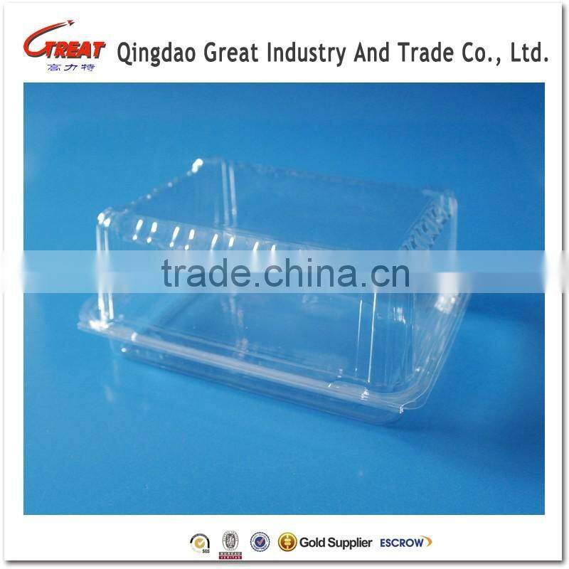 China Supplier Clamshell Blister Plastic packaging container for blueberry 500 gram