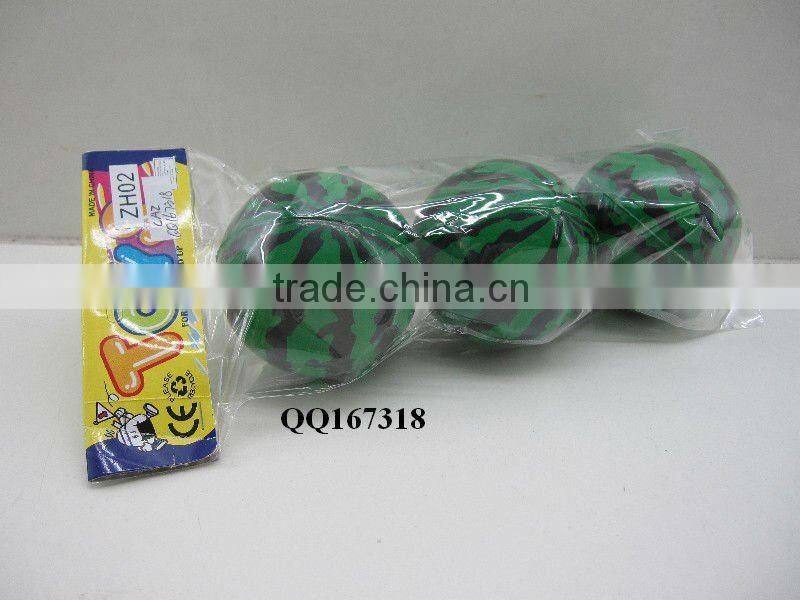 Lovely pu sport ball 2.5inch 3pcs