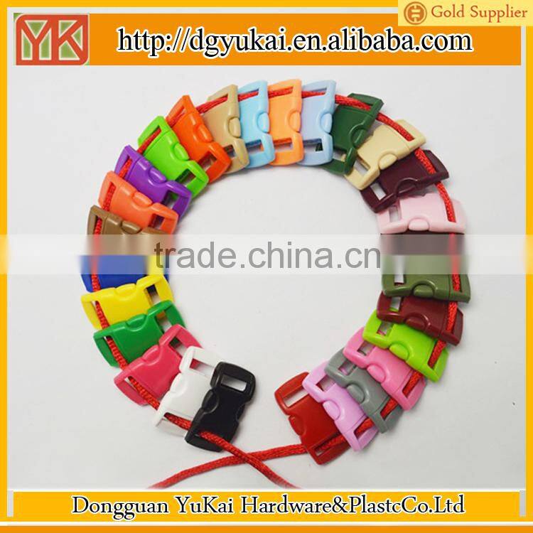 Yukai custom logo plastic paracord buckle quick release paracord buckle