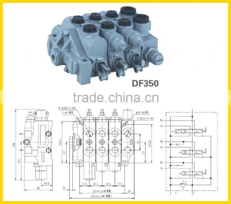 DF250 multiple unit valve agricultural machinery parts