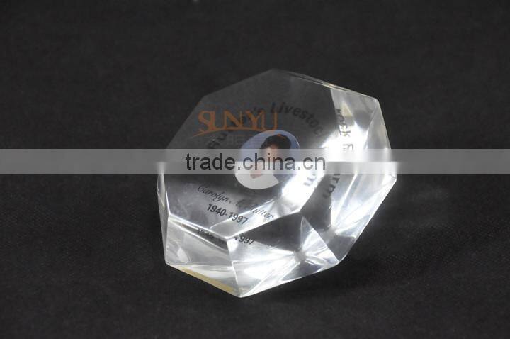 Chinese Awards Supplier Acrylic Clear Round Shape Award