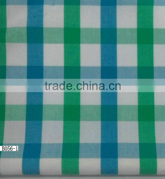 100%cotton yarn dyed check for men's and lady's shirt with ready bulk