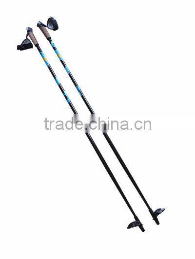 one section carbon fiber ski poles