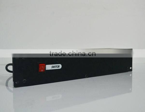 professional 6 channels stage light power mixing console seperate switch control power distribution board