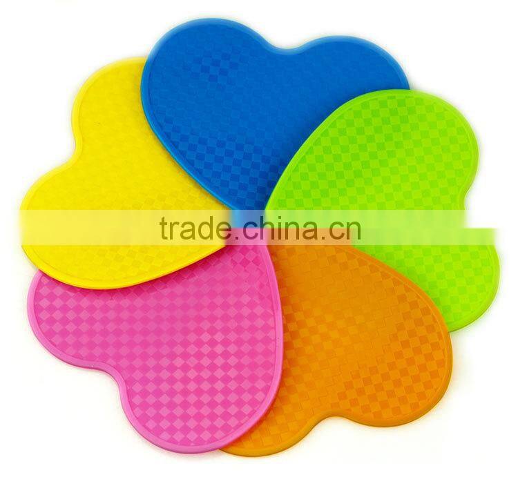Durable heat resistant cheap custom silicone hot pad