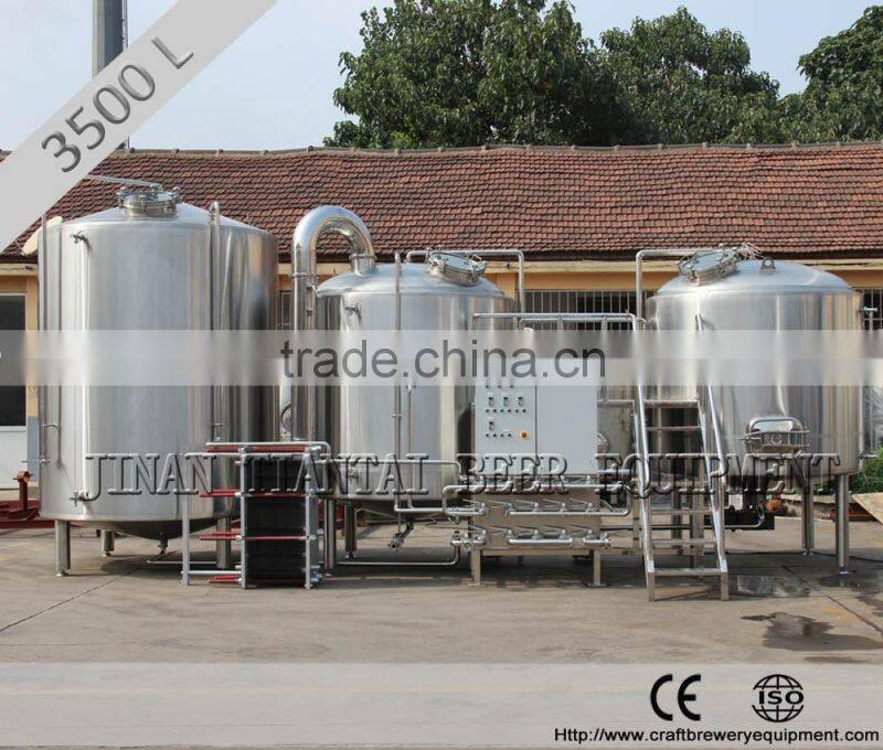 High quality and cheapest 3500L-5000L commerical brewery system