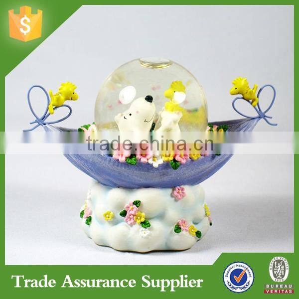 Different Style Decorative Rose Snow Globe