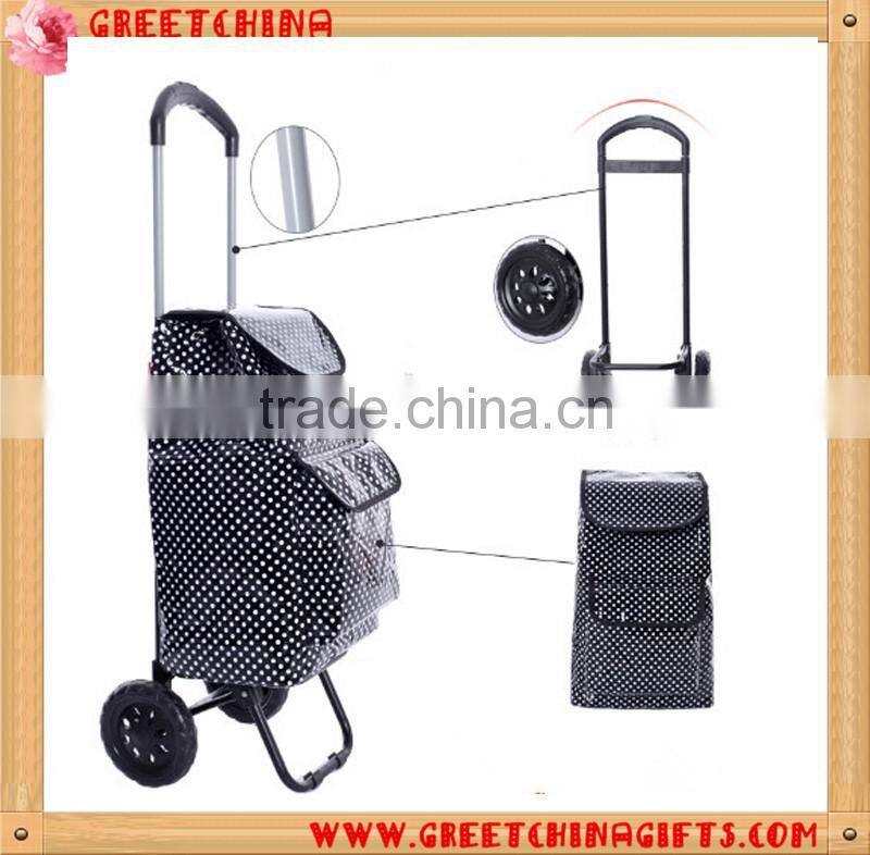 HIGH END Shopping trolley Shopping cart Shopping Bag Foldable light-weight large volume portable Aluminum holder