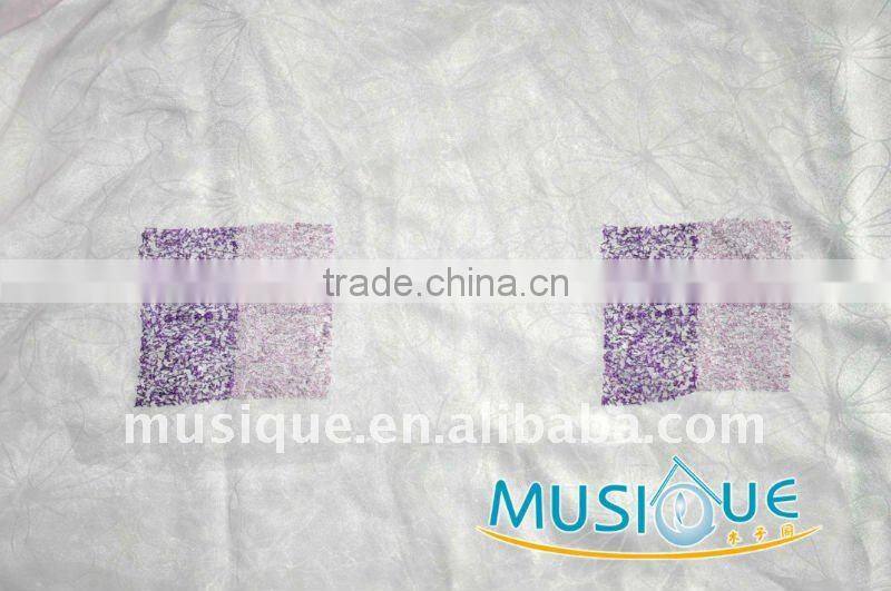 100% organza with embroidery curtain