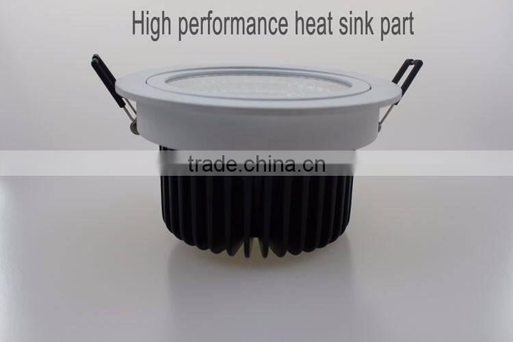 12w cob downlight heat sink aluminum 3 year guarantee