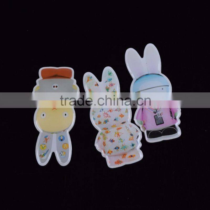 2016 Popular Promotional Gifts epoxy fridge magnet set with the beauty of the beautiful rubbits