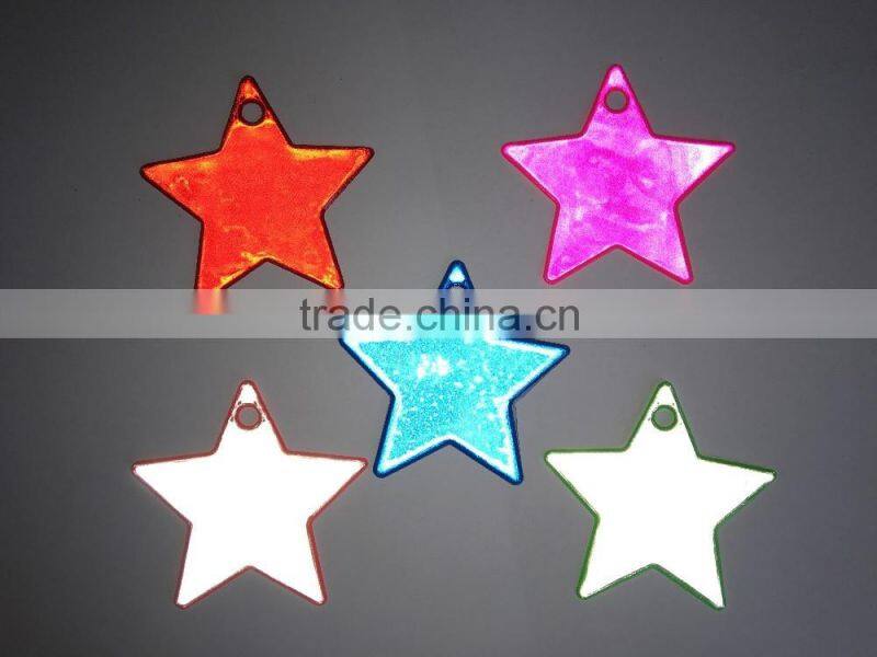 Exclusive New design Promotional Reflective Keychain Crown Flower Heart REACH SGS certificate