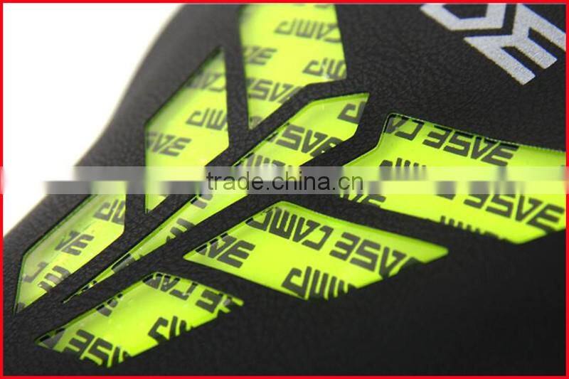 Black Comfortable Leather Gel MTB Bike Seat Cool Bicycle Saddle