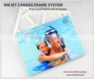 DIY photo canvas frame, inkjet printing,