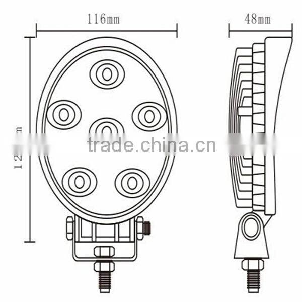 High Lumin 10-30V spot light led off road light