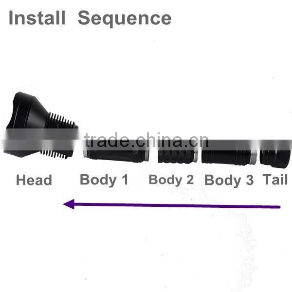 11000 Lumen High Power Rechargeable Torch 9 LED Torch Rechargeable