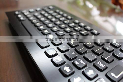 Black titanium industrial keyboard price with track ball