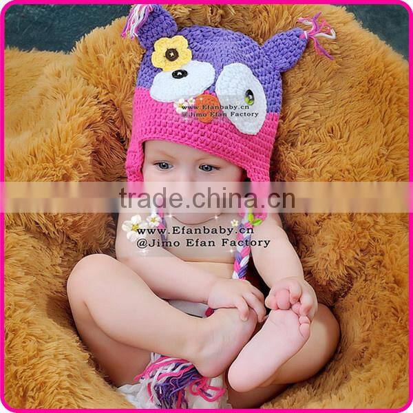 knit crochet owl baby hat newborn knitted baby hat crochet baby hat pattern