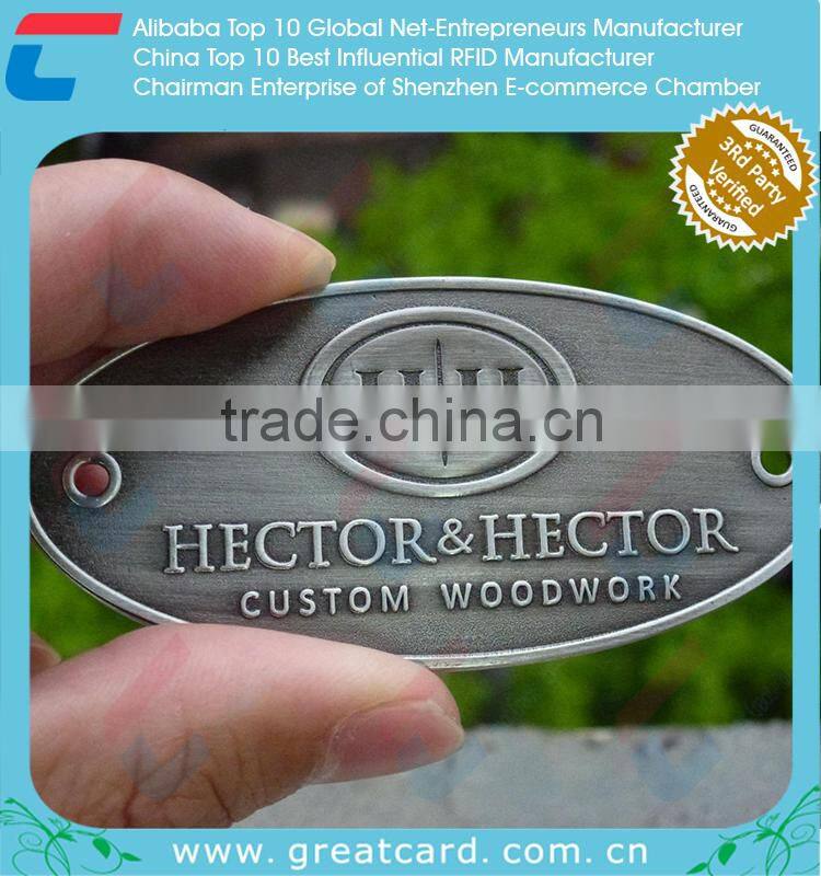 Simple Engraved Metal Business Nameplates