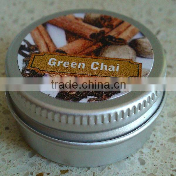 Aluminium Tin Can/round lip balm tin box