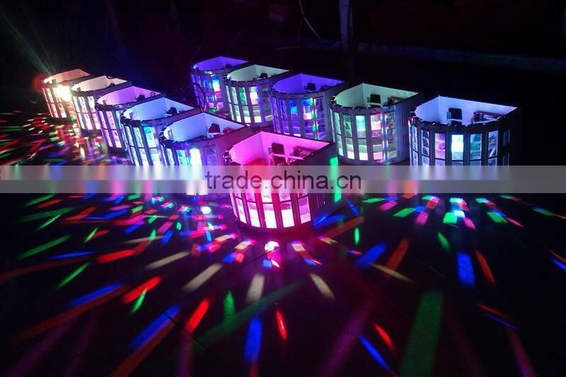 MINI imported led butterfly dj equipment full color led double butterfly effect stage light 8colors LED butterfly light
