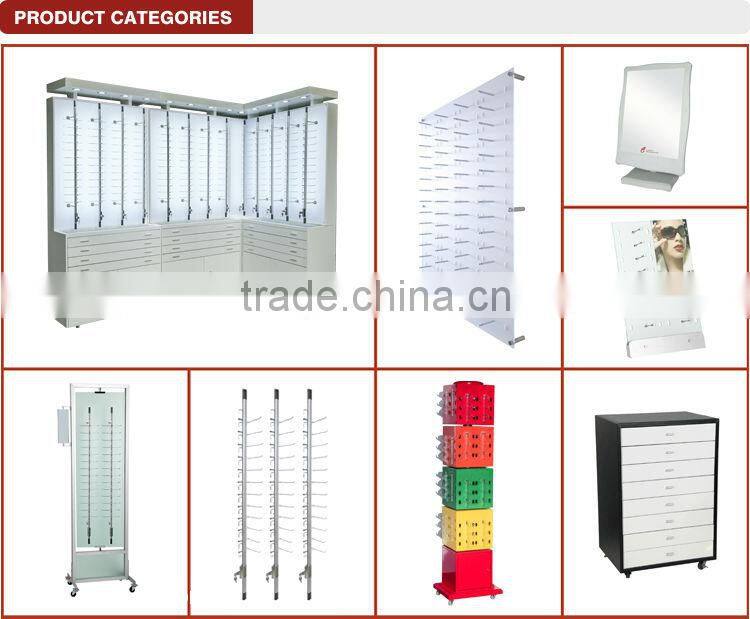 lockable optical frame stands
