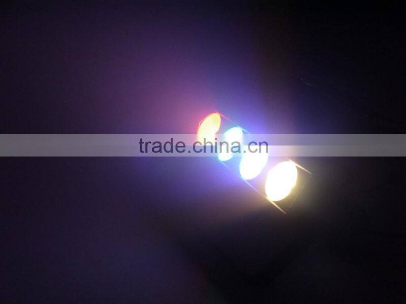 62W 4pcs 15W COB RGB DMX wall washer led stage light