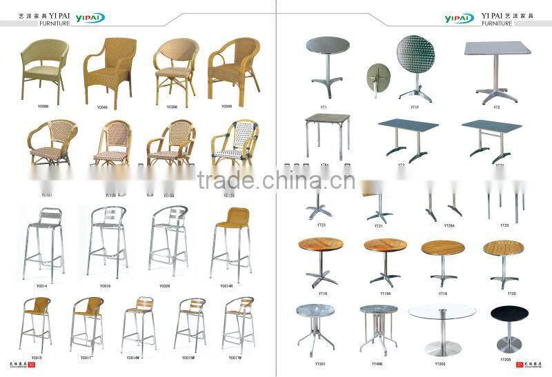 Cheap wholesale folding steel base dining restauran table YT13A