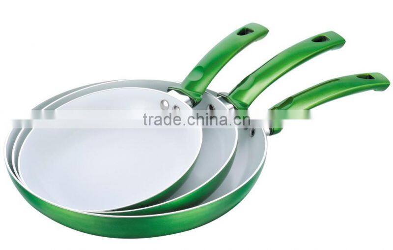 New Hot Metallic Paint Ceramic Coating Frying Pan