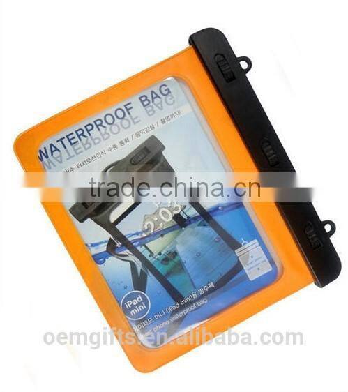 PVC Waterproof Swimming And Diving Bag For iPad