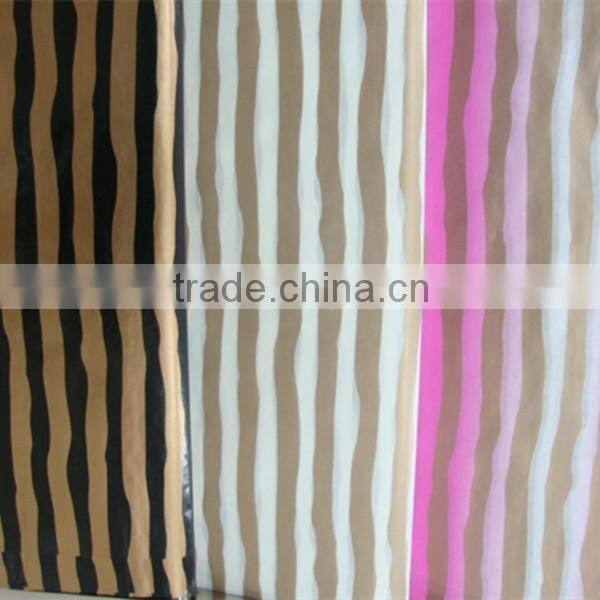 Colorful & Popular Custom Printed Stripe Plastic Packaging Film