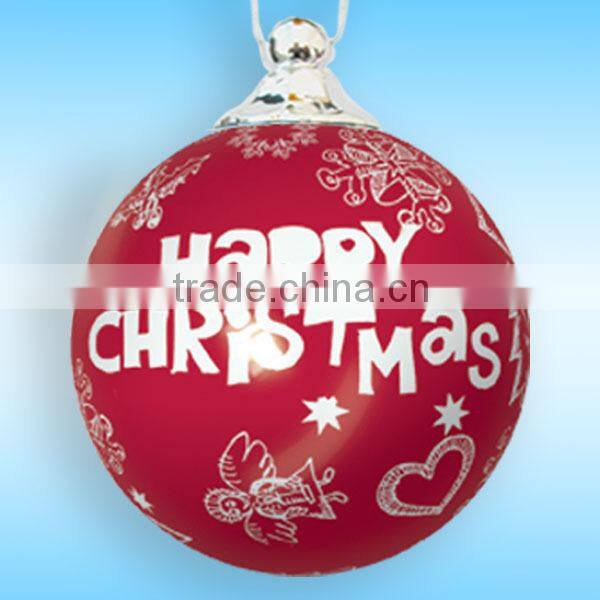 rounded ball with design plastic decorate handmade christmas ball outdoor decorative led light ball