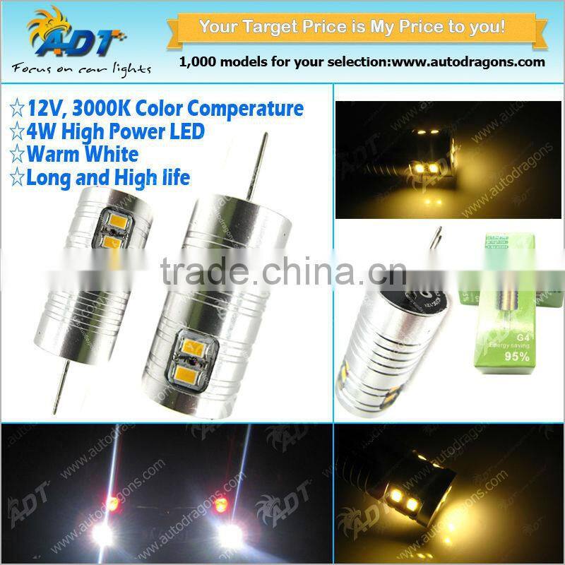 G4 12V 3000K color temperature 4W high power LED bulb