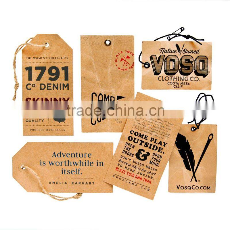 various Hang Tag paper Hang Tags with high quality