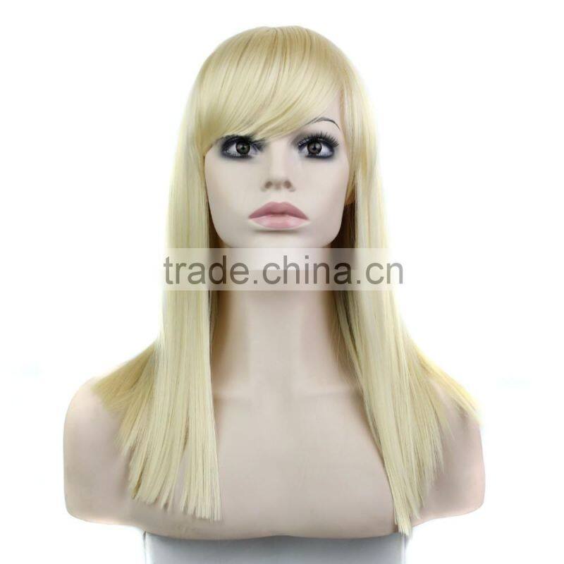 cheap blond color 613 synthetic wig
