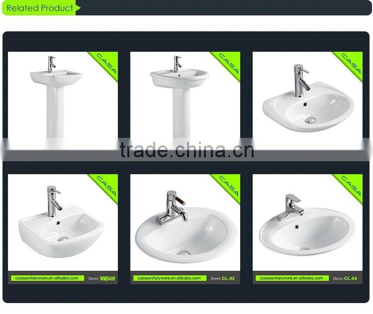Luxury sanitary ware ceramic white small size solid surface stone counter top basin
