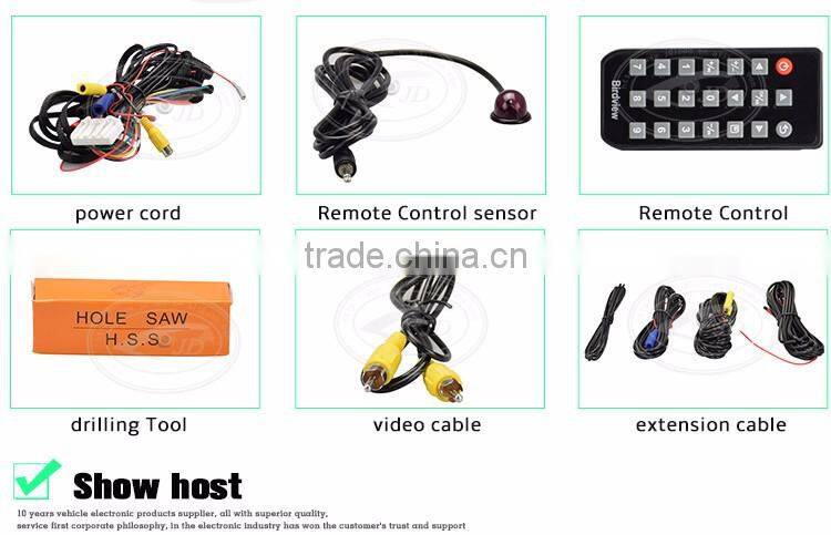 Seamless Splicing with 4 video input 360 degree car camera system parking system
